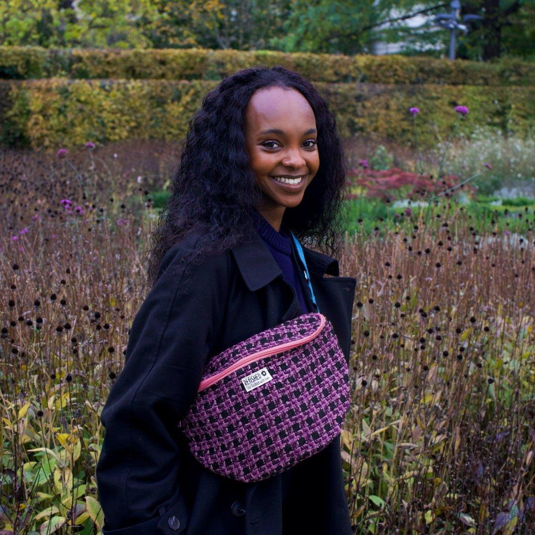 Bum Bag XL Tweed - Purple