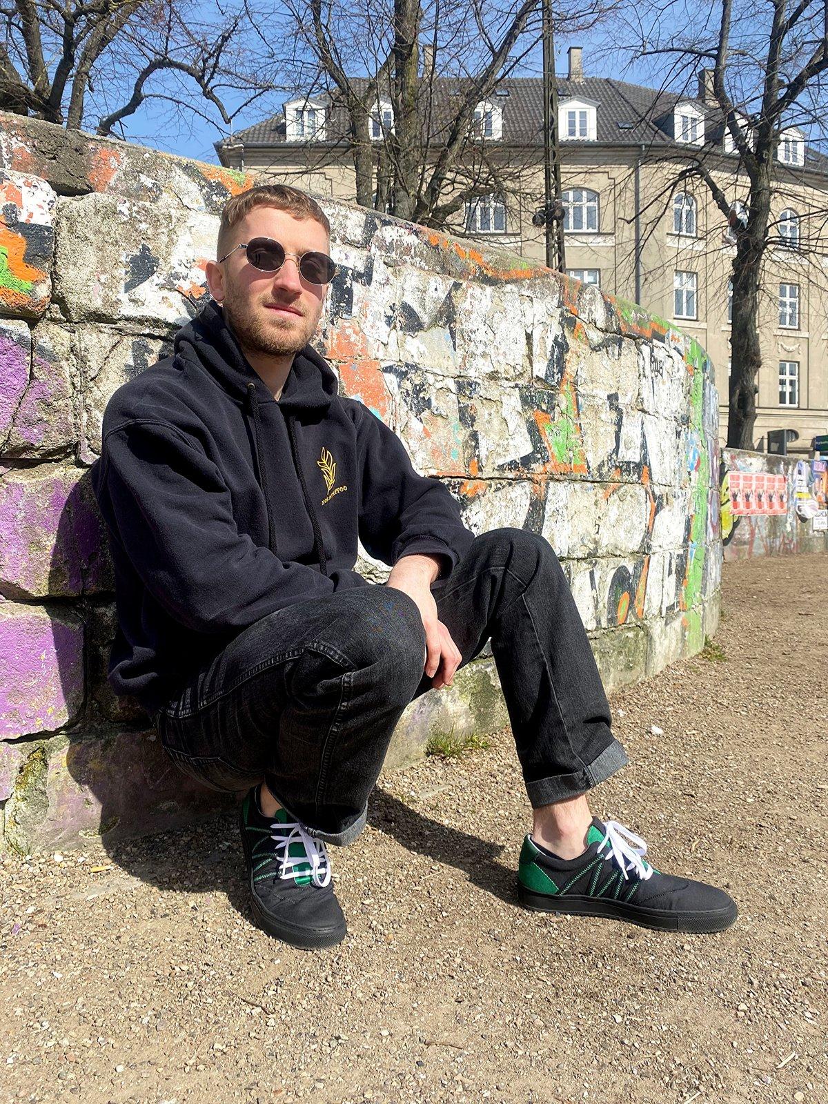 Green Black Phoenix Sneaker