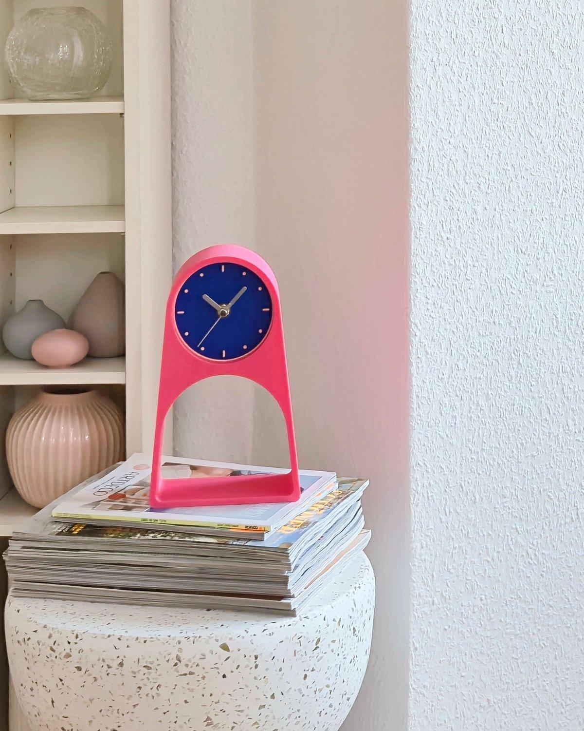 LEIF Table Clock - Poppy
