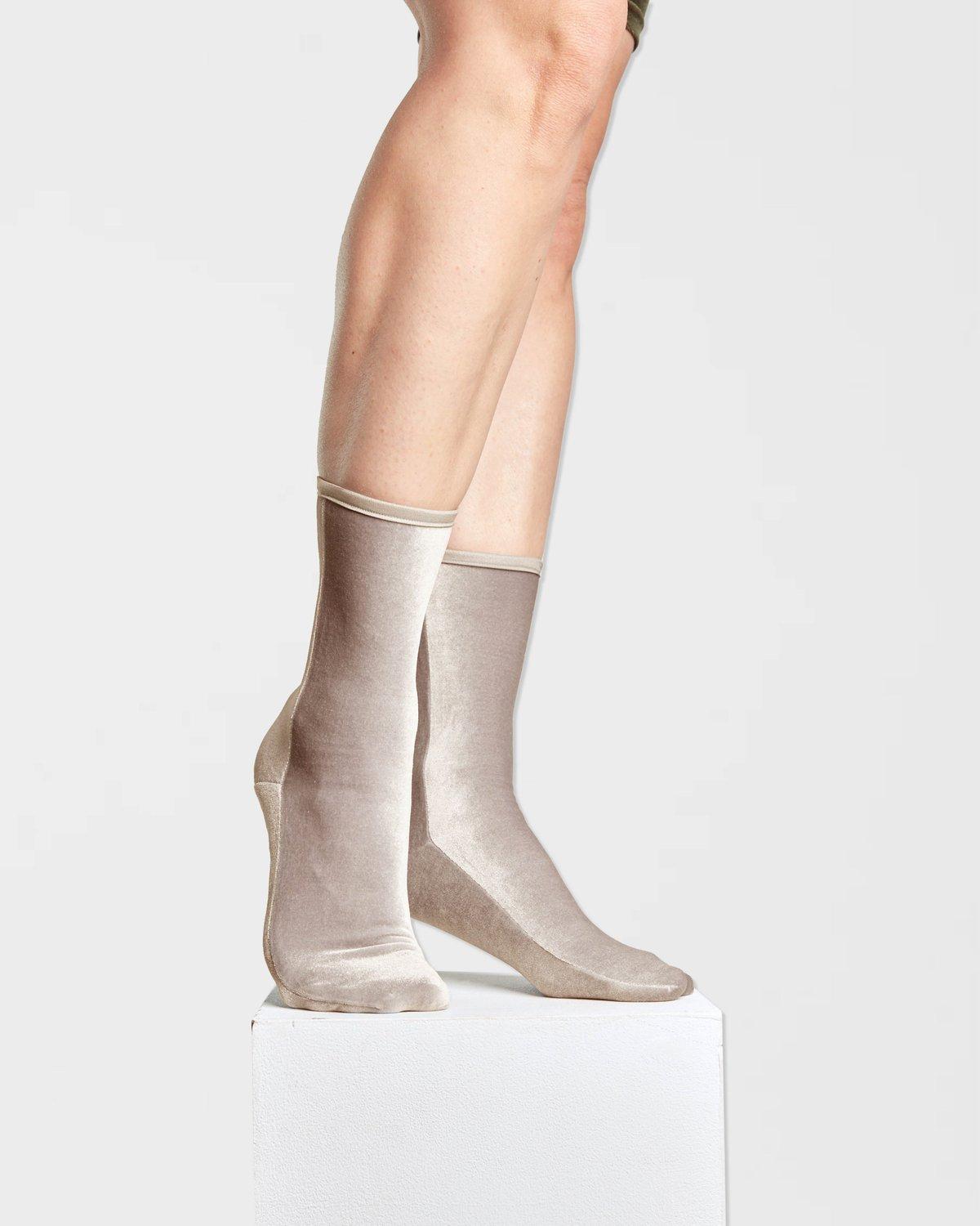 Velvet Ankle Socks