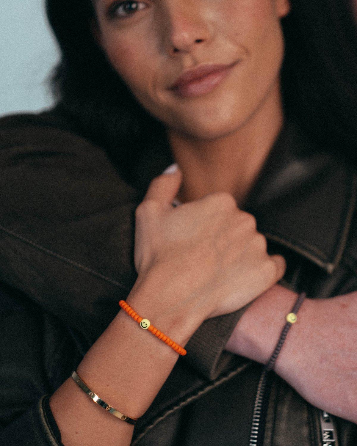 Smiley Bracelet Orange