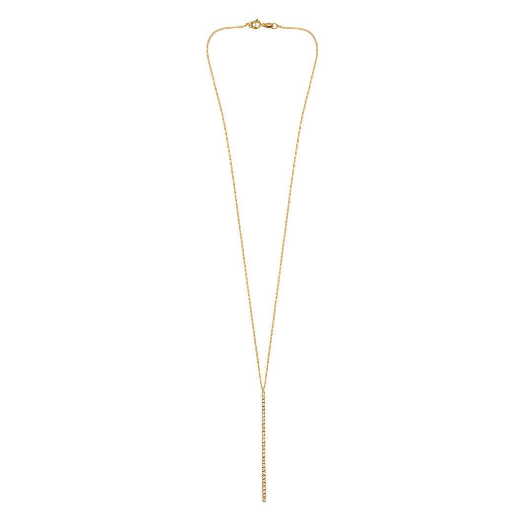 Line Pendant Diamonds