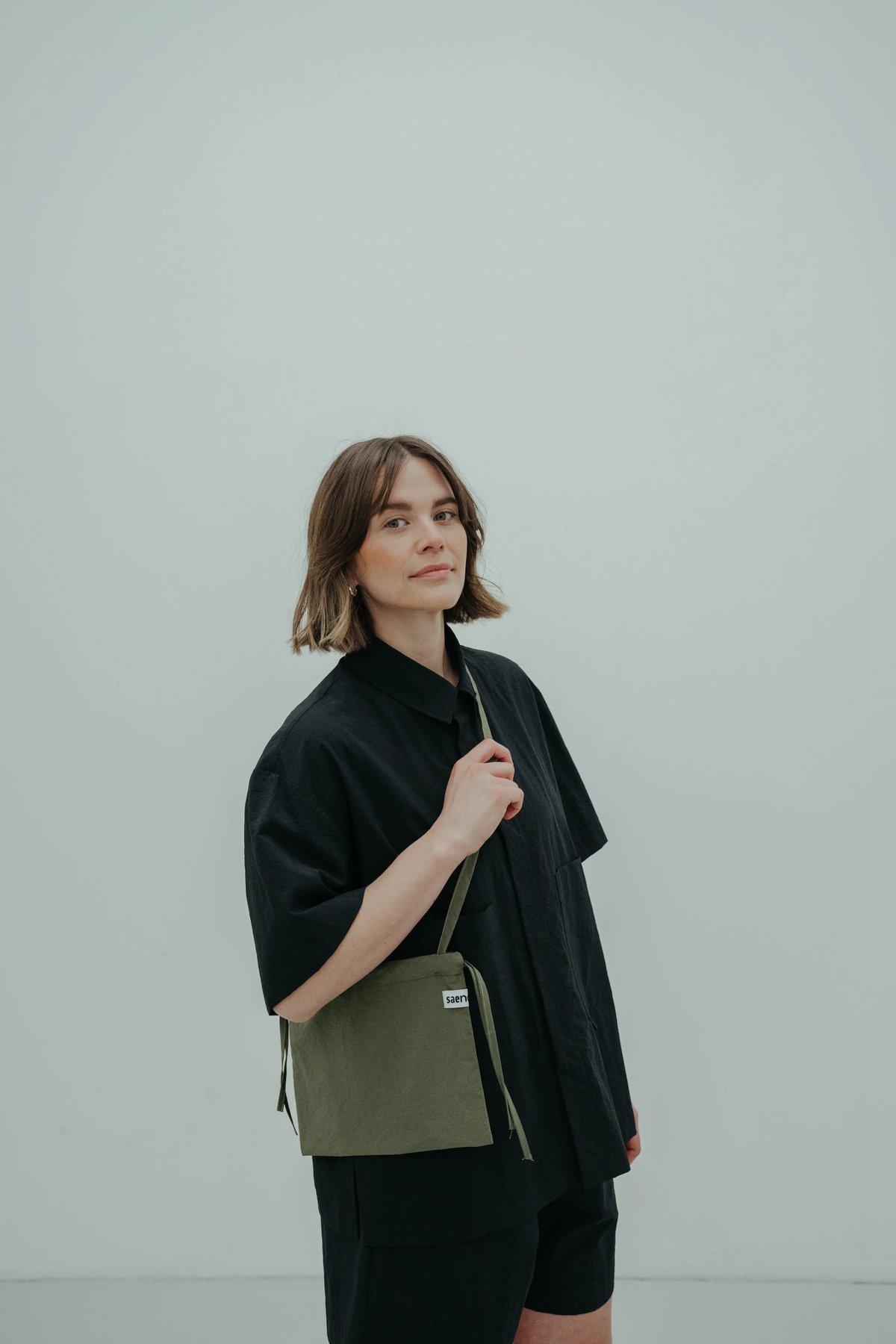 Crossbody Pouch Olive Green