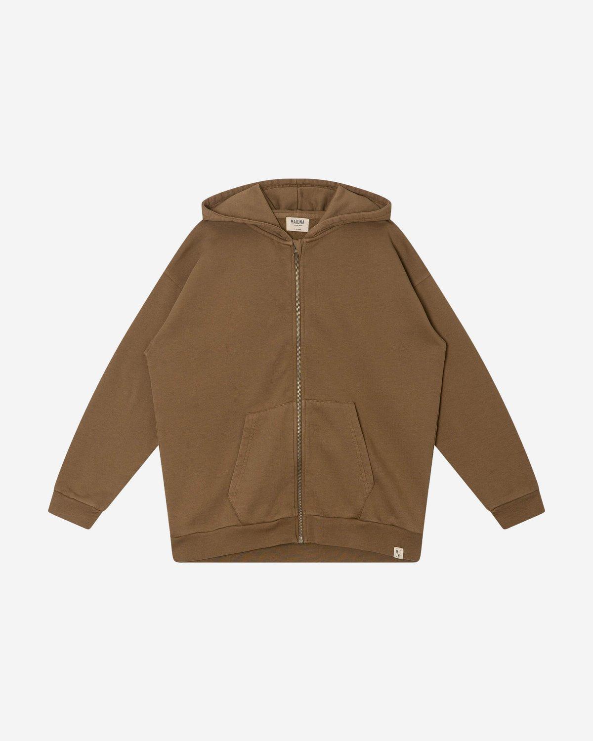 Zip Hoodie Cocoa