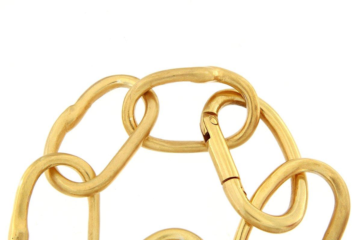 Gold Plated Silver Chain Bracelet