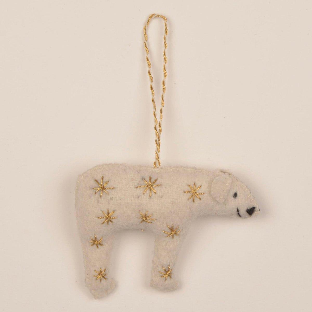 Handmade Felt Bird Ornament