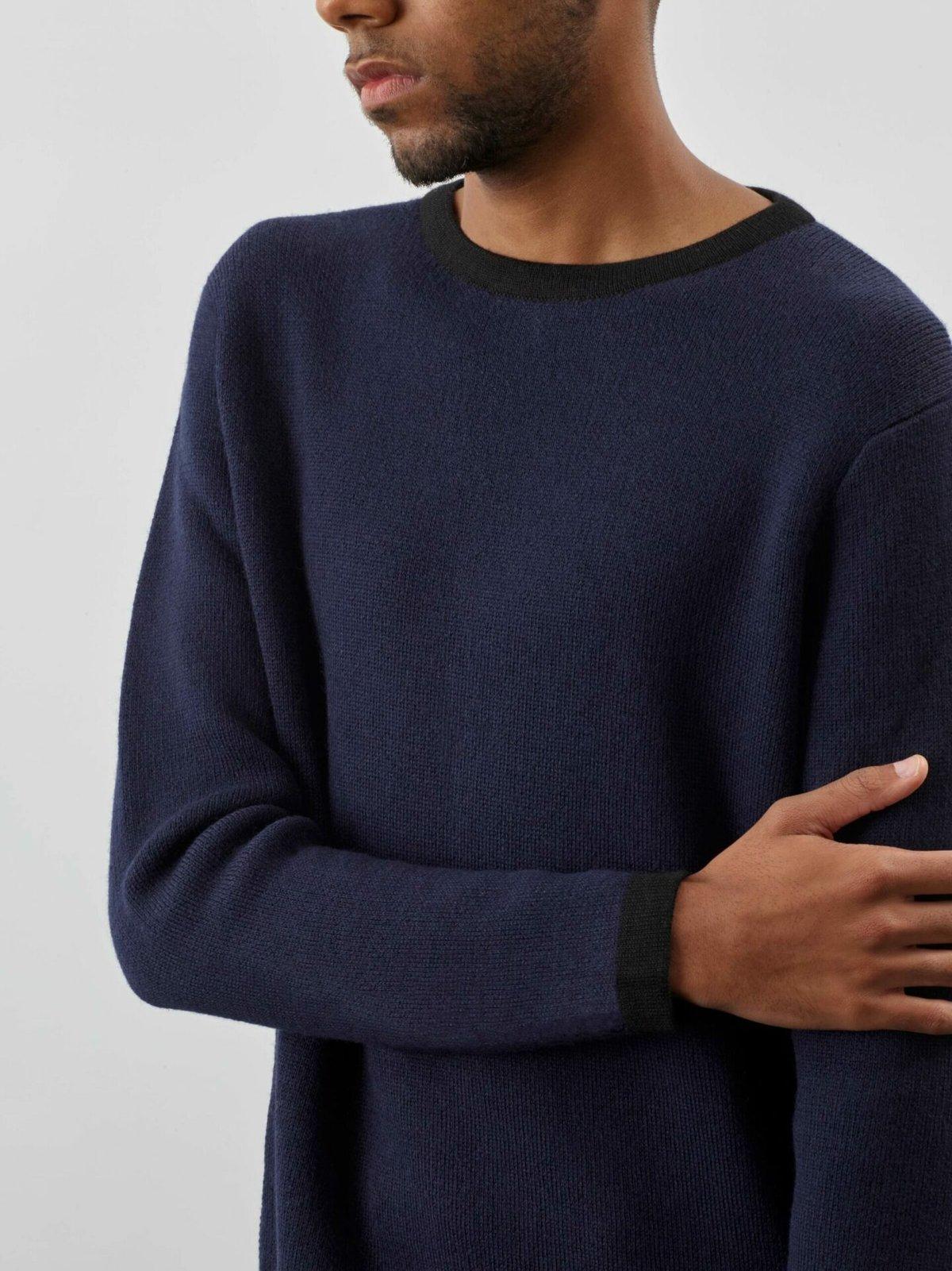 Bauhaus Sweater Baby Alpaca Navy