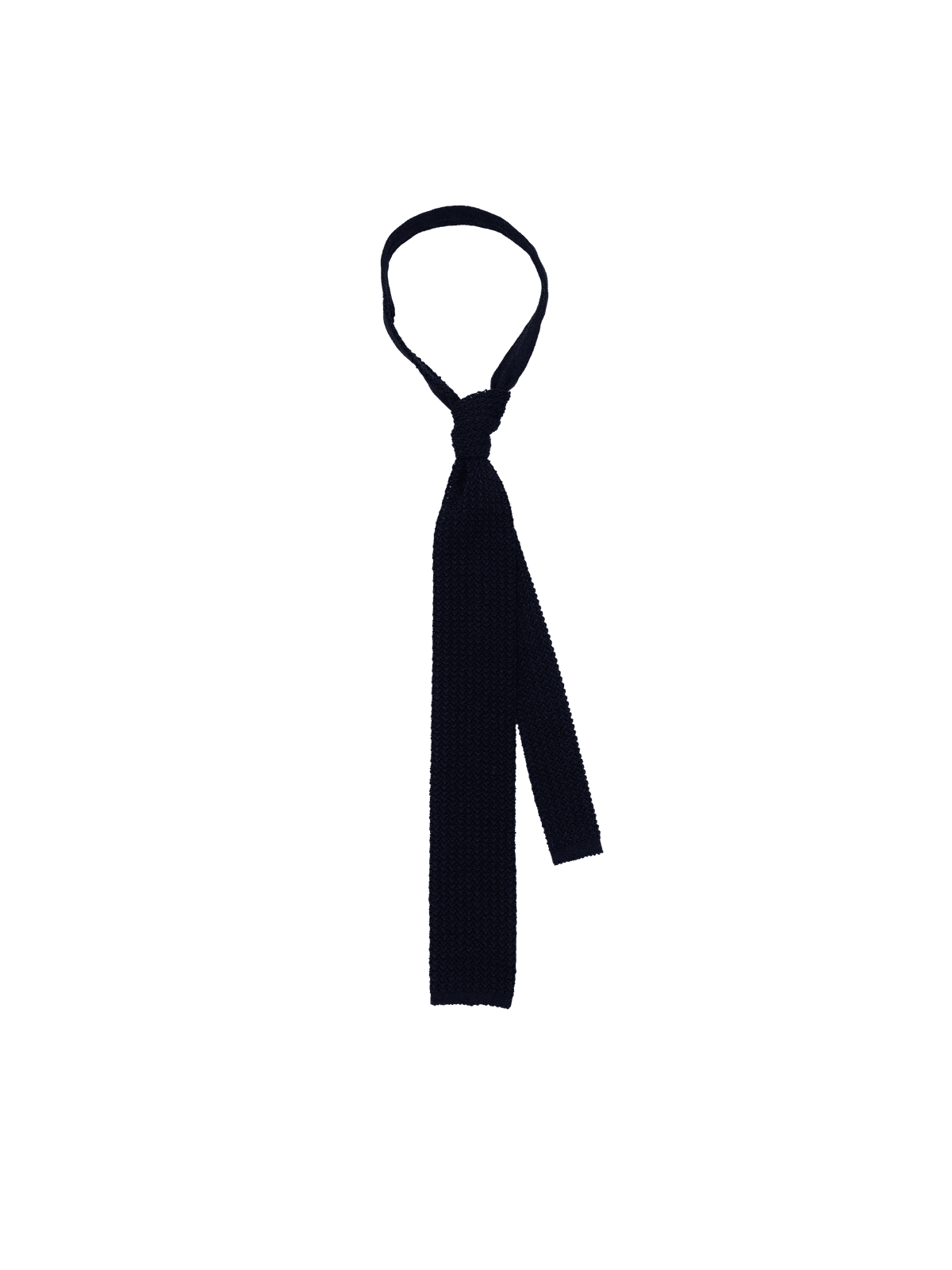 Knitted Tie Dark Navy