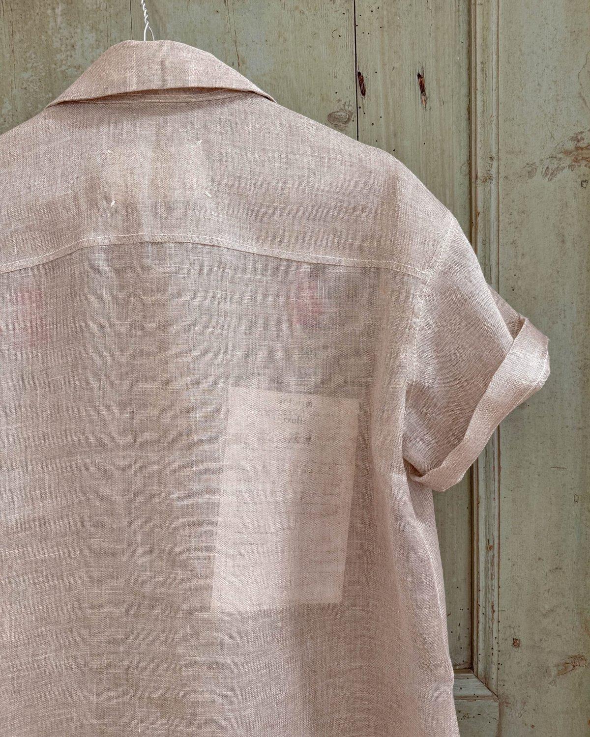 Cross-Stitch Linen Shirt