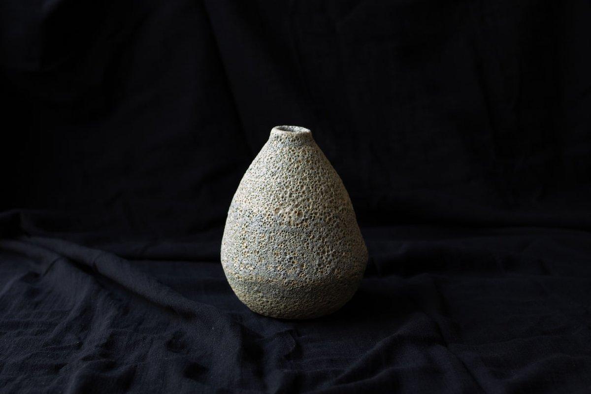 Lava Glaze Vase - No Wind on Moon