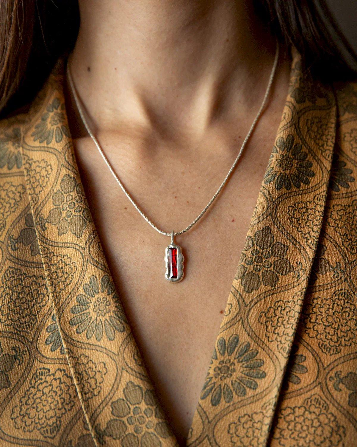 Frame Pendant Orange