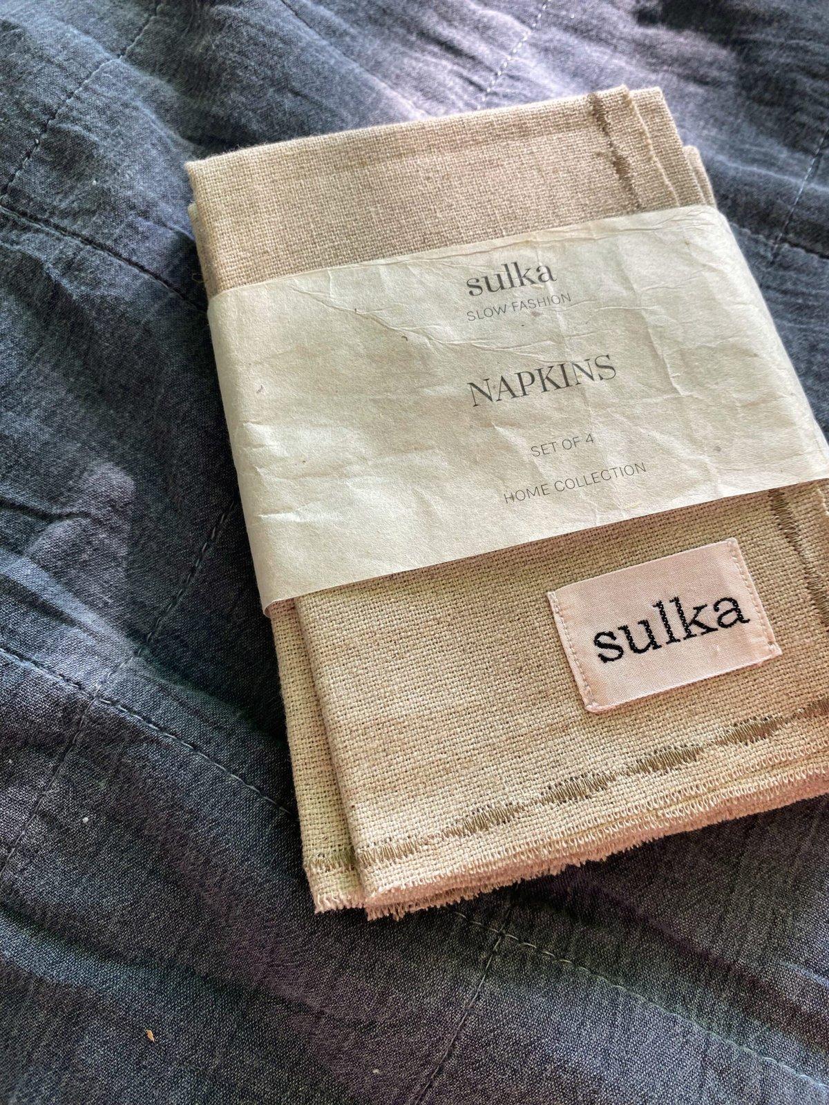 Earthy Luxe Linen Napkins Set