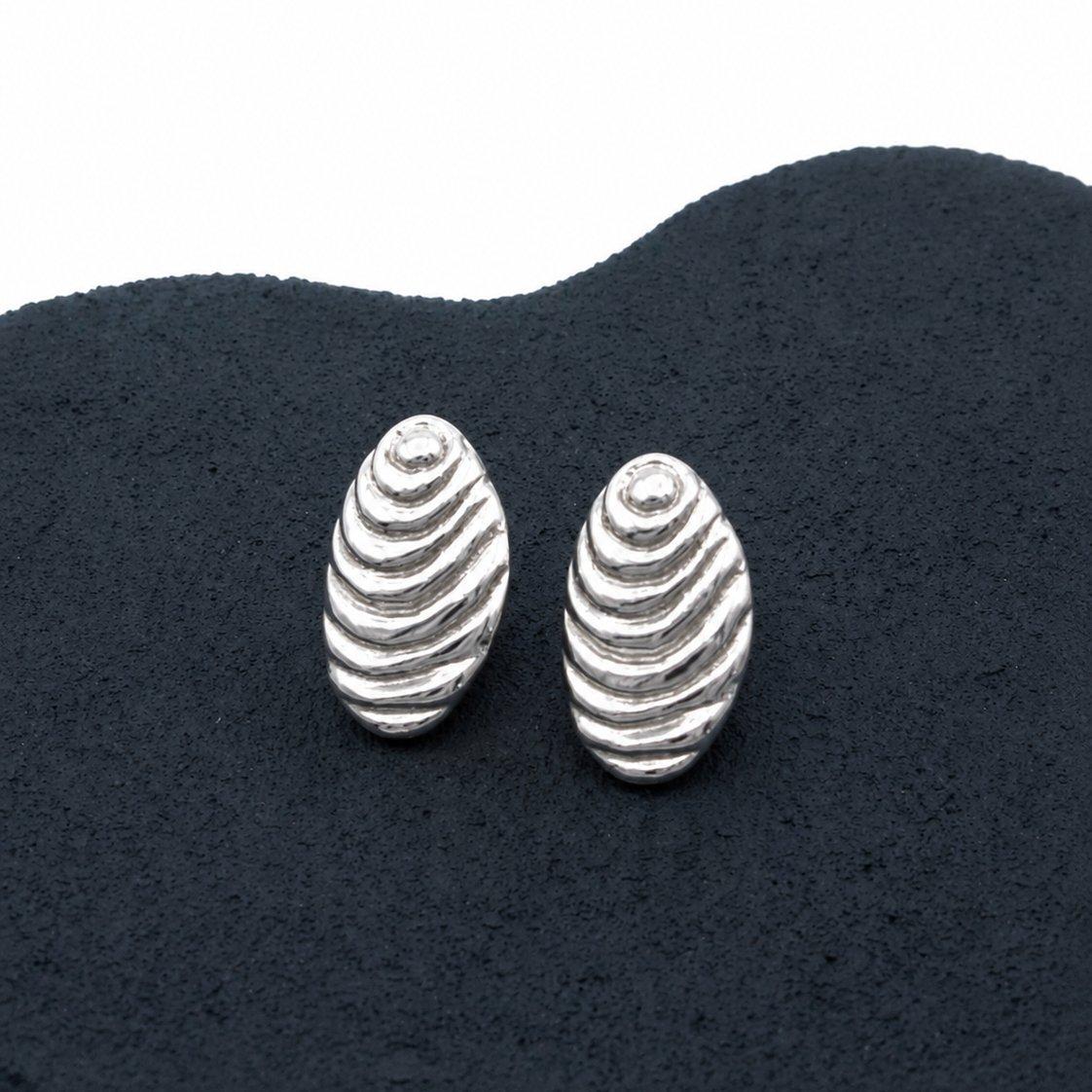 Textured Sun Stud Earrings