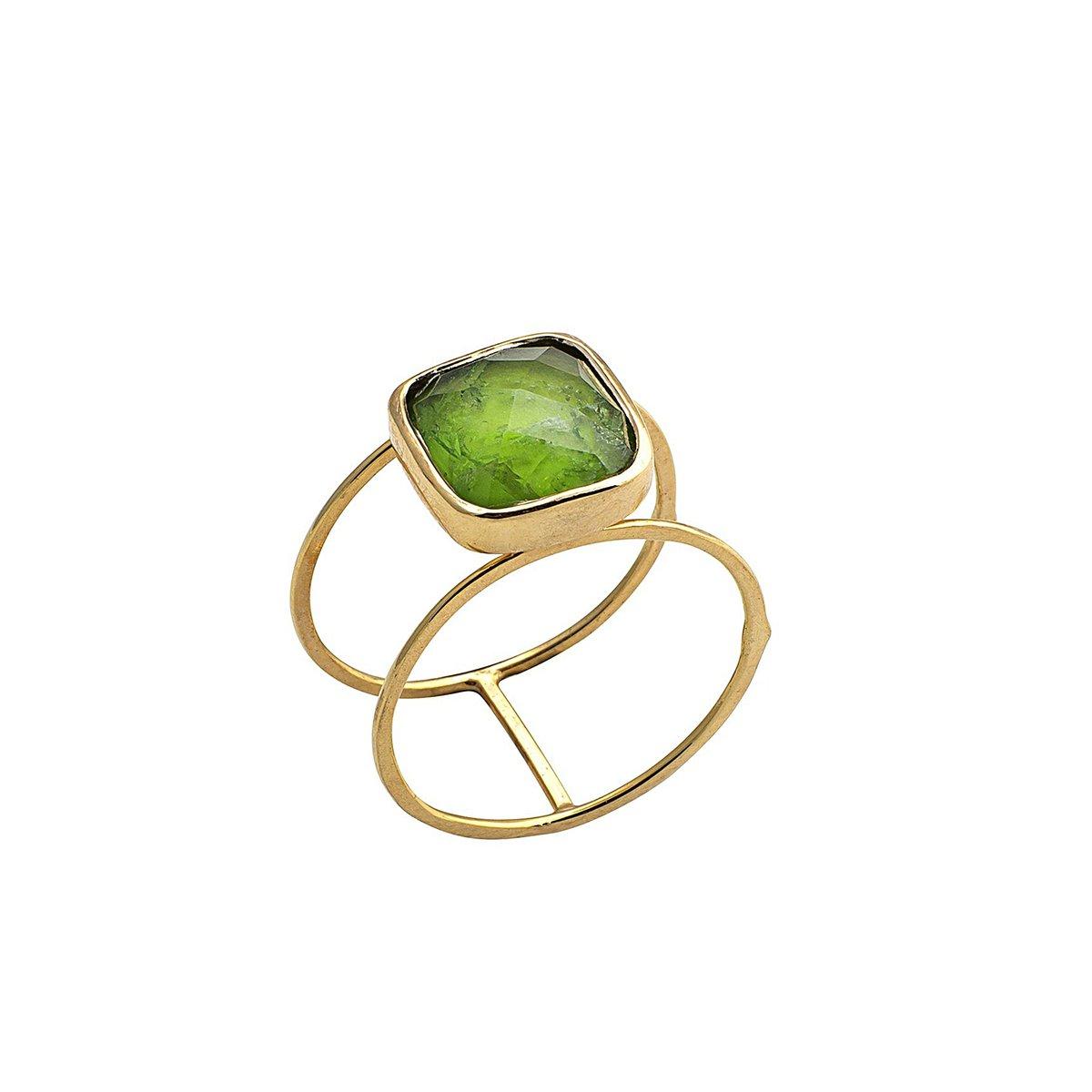 Double Dioptase Ring