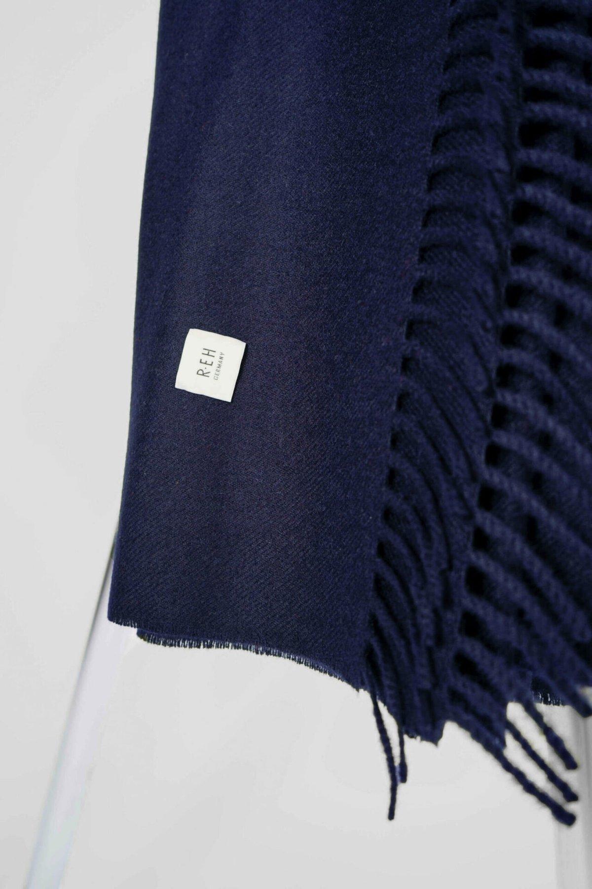 Ea Woven Throw Blanket - Navy