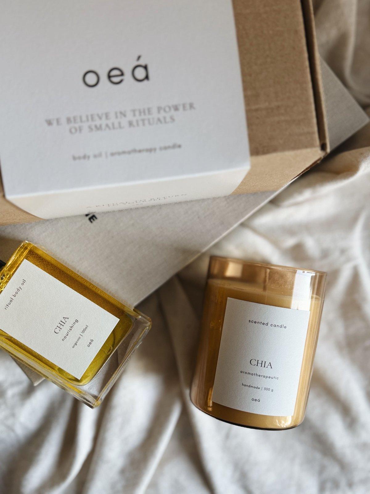 Chia Ritual Set - Body Oil & Candle
