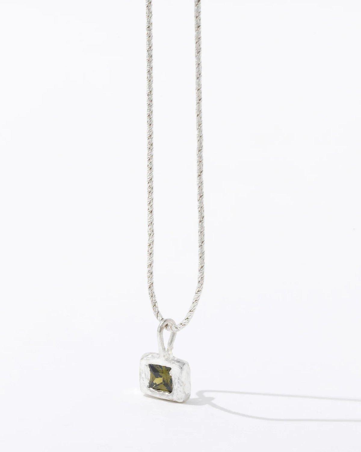 Square Pendant Green