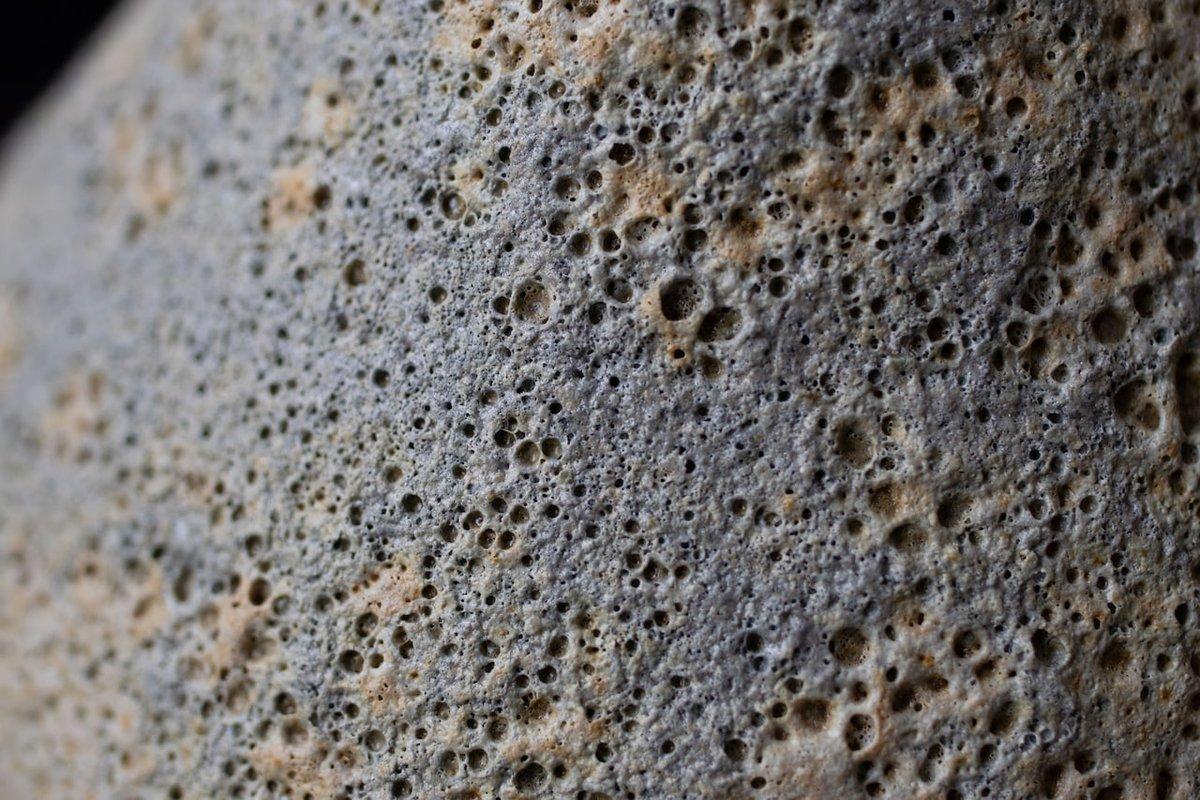 Moon's Tilted Orbit Lava Vase