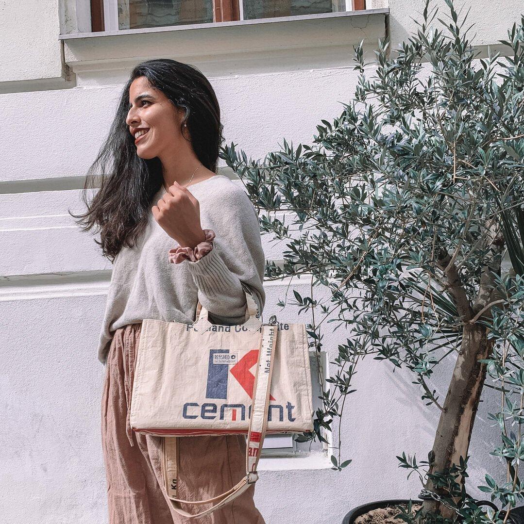 Isolde Bag - Sustainable Beige Handbag