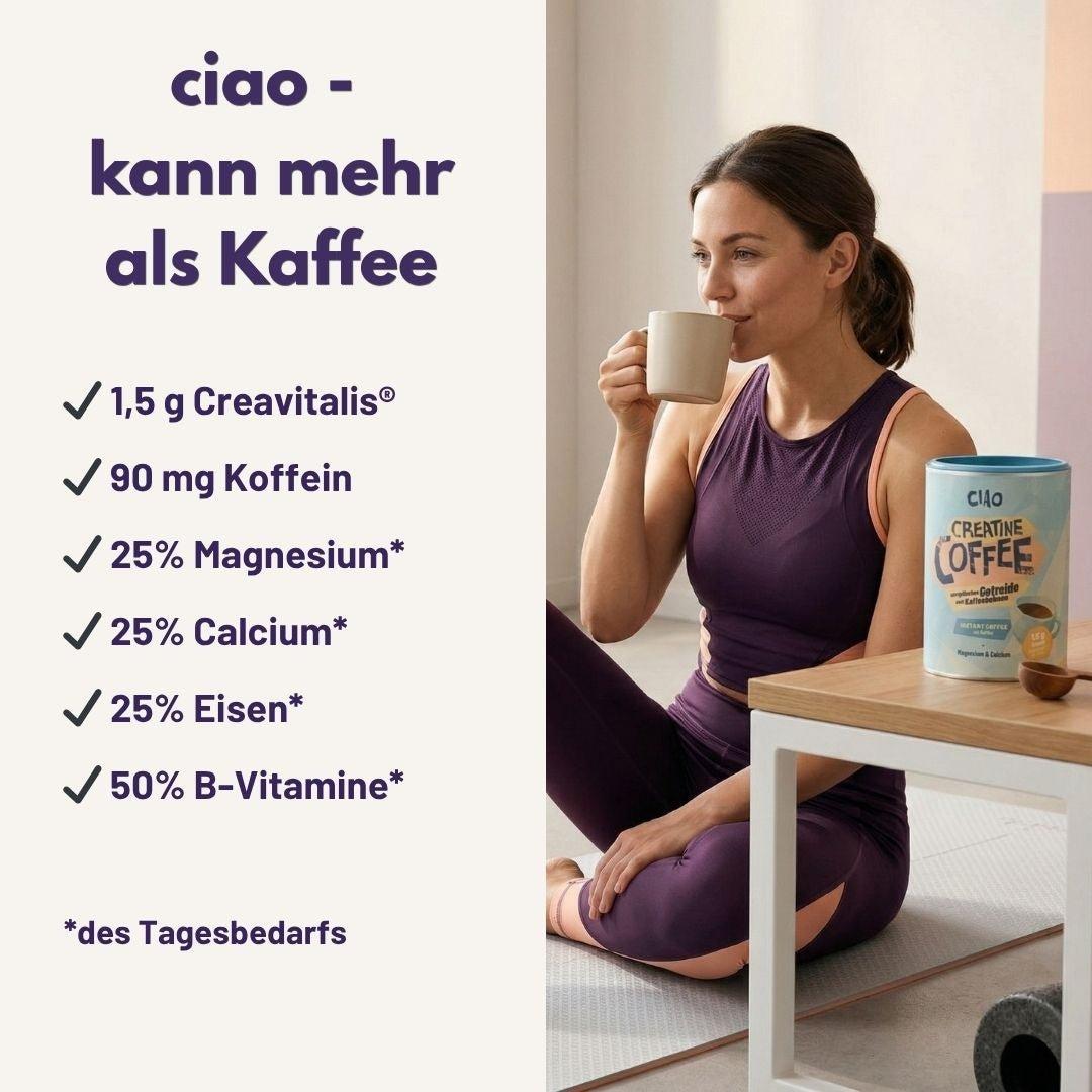 Instant Grain Coffee With Creatine