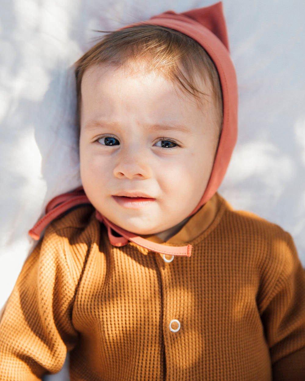 Pixie Baby Hat Toffee