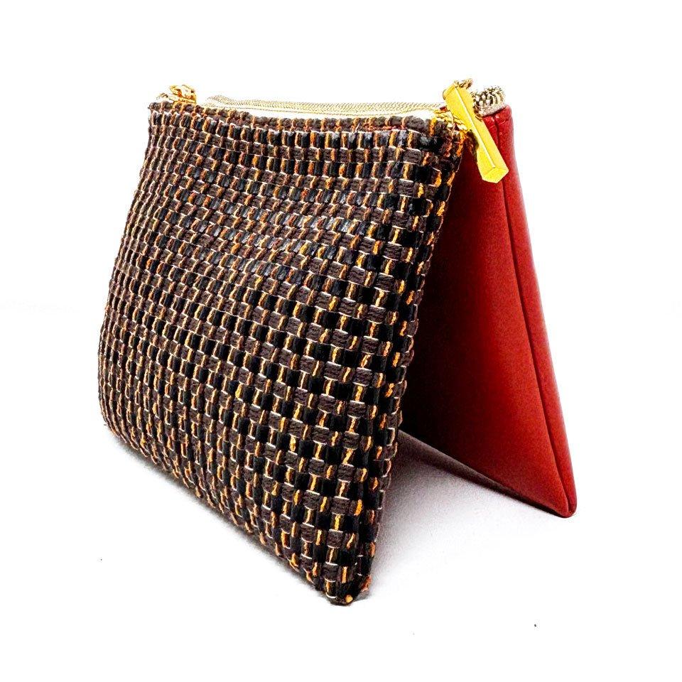 Lamonedera Double Pochette Brown