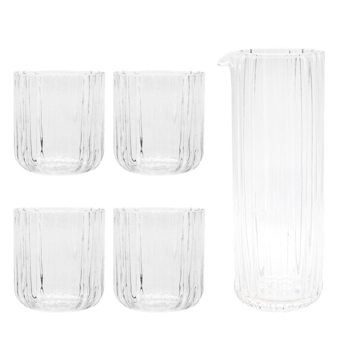 Gaia Set Carafe + 4 Tumblers