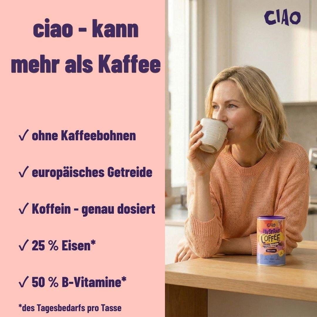 Instant Cereal Coffee With Caffeine