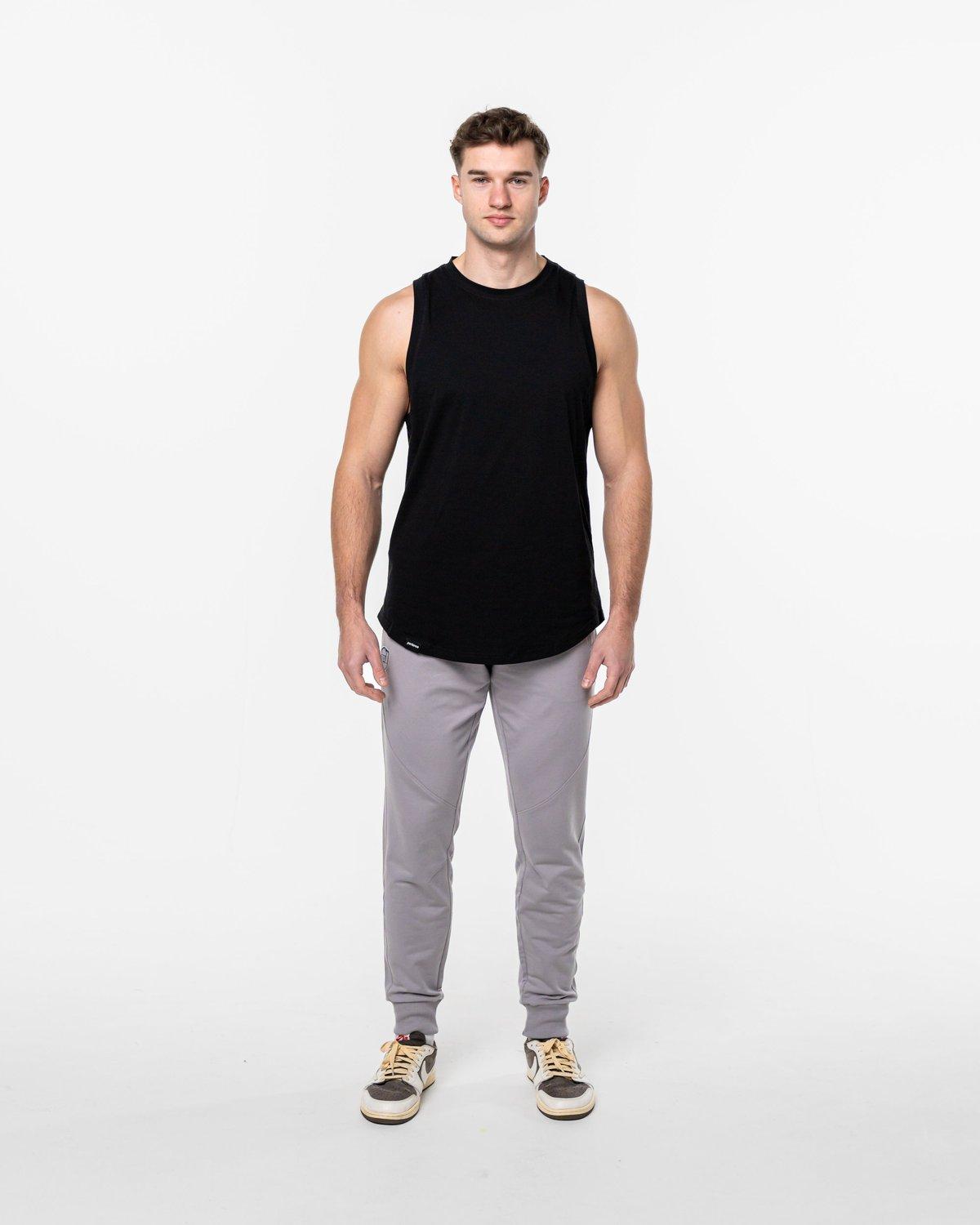 Pima Cotton Tank Top Black