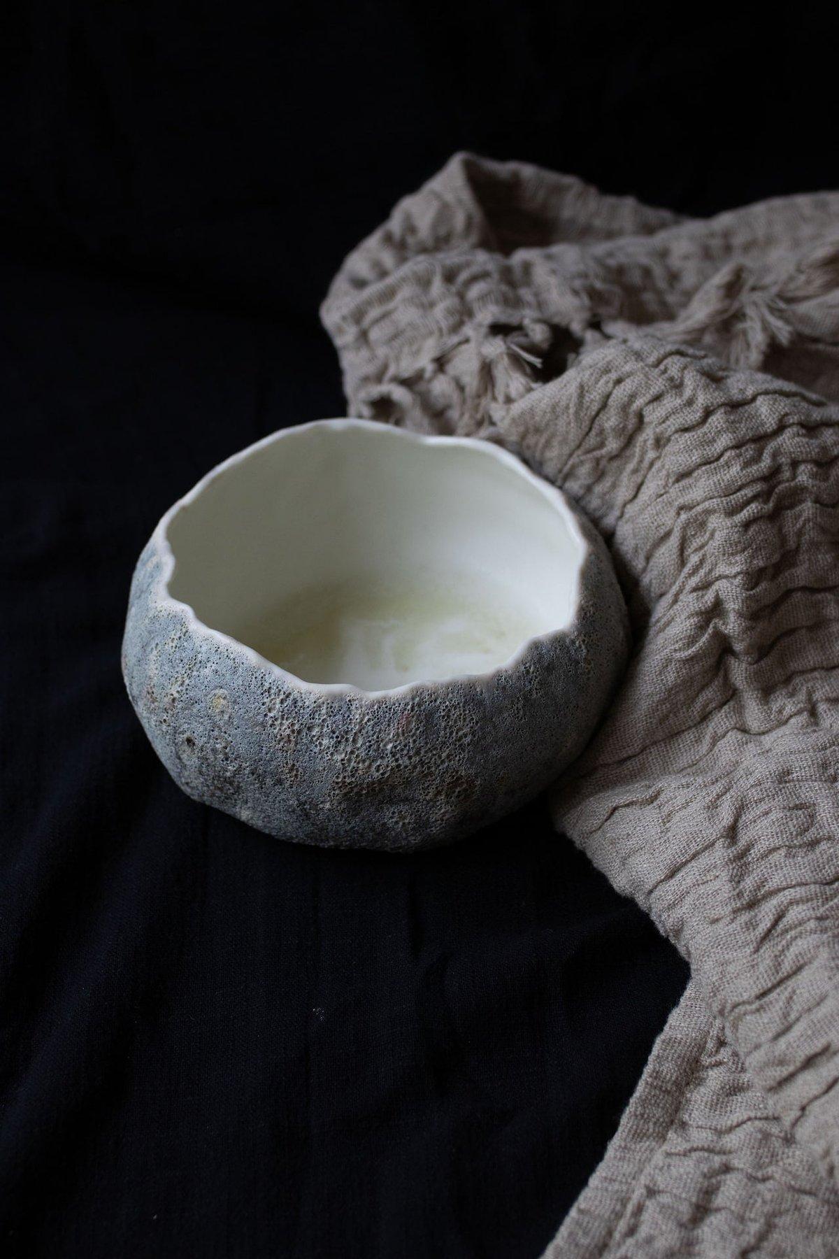 Precious Metal Porcelain Bowl
