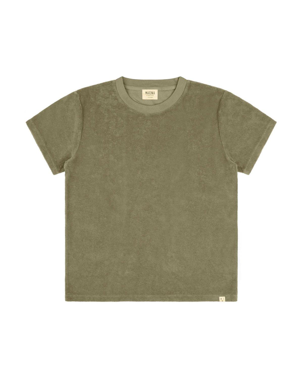 Terry Tee Olive Green