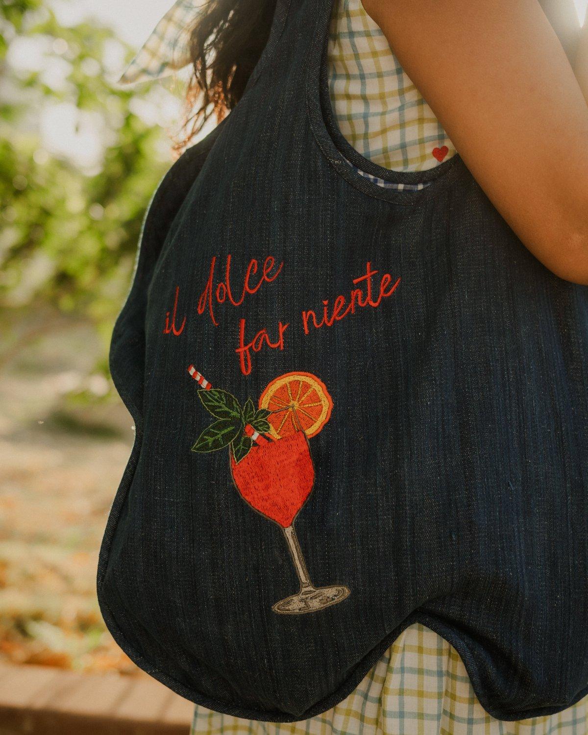 Dolce Far Niente Denim Tote
