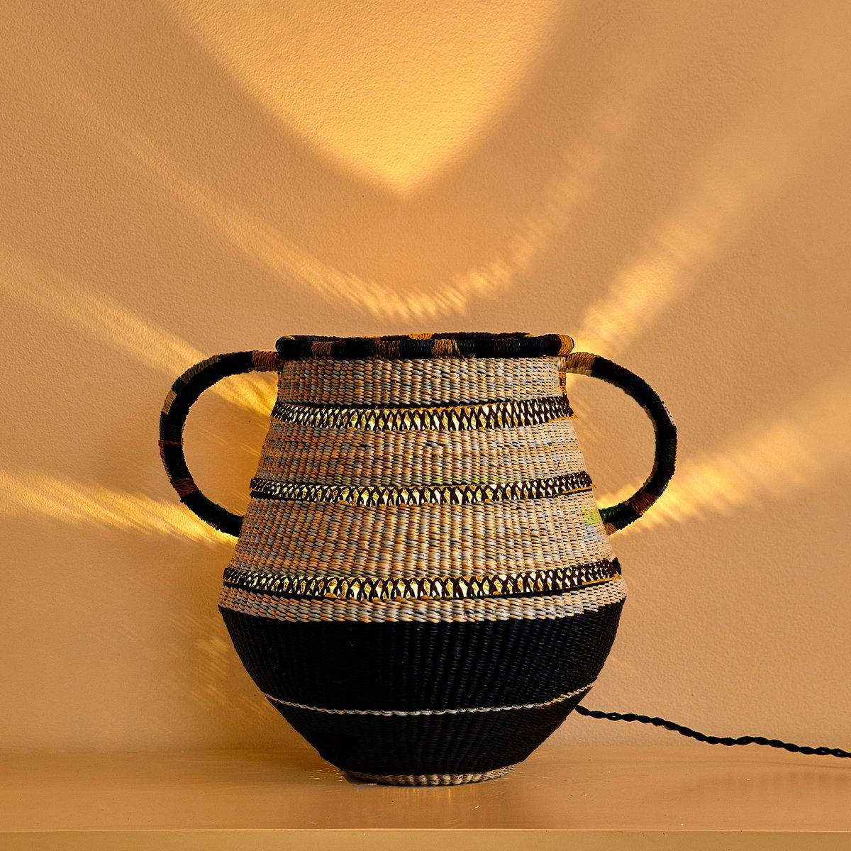 Hand on Hip Pot Table Lamp