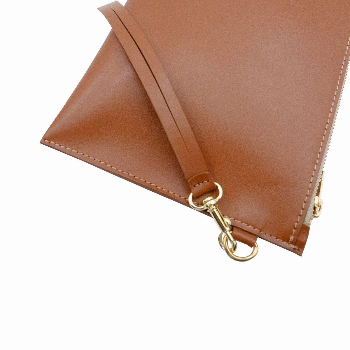Versatile Leather Clutch