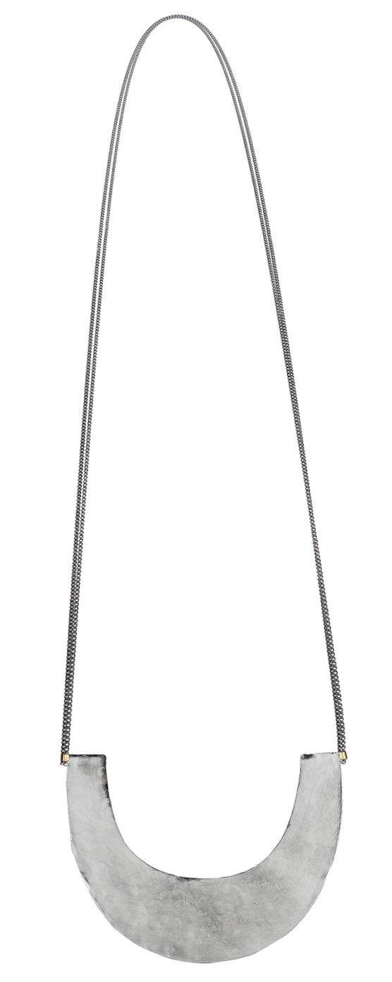 Silver Armor Necklace