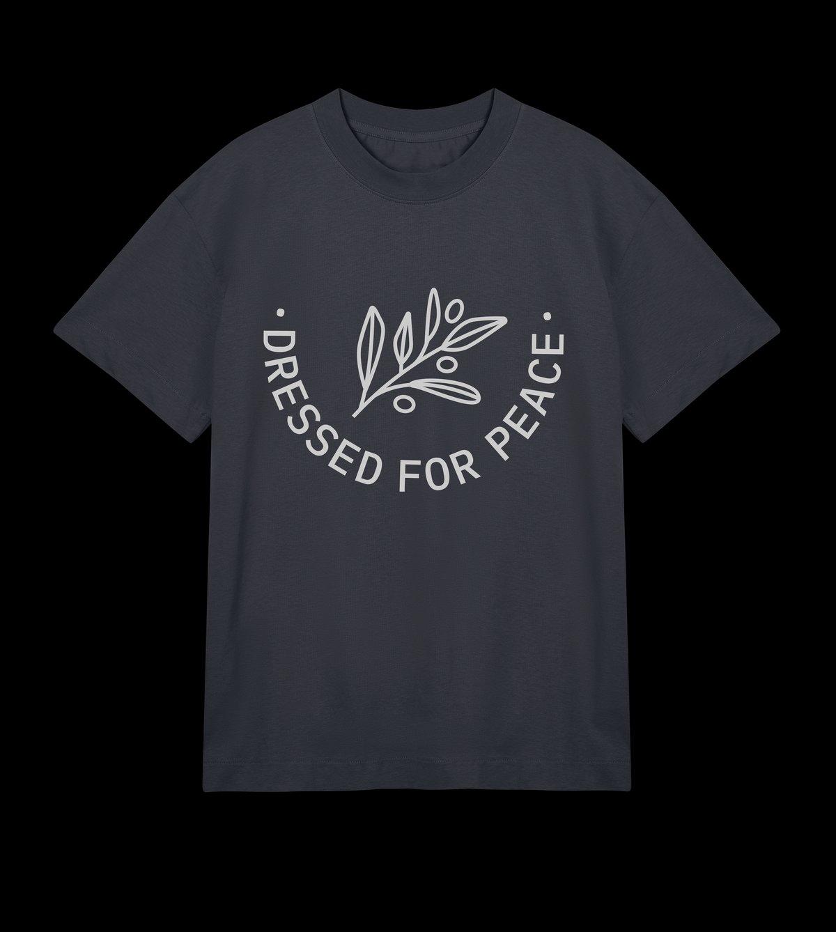 Men's Boxy Cotton T-Shirt - Large Logo