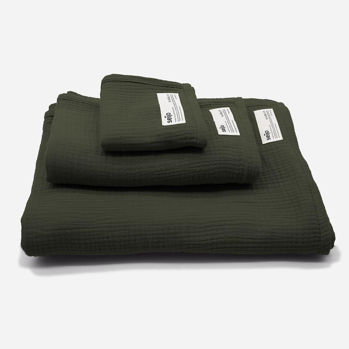 Evergreen Muslin Blanket