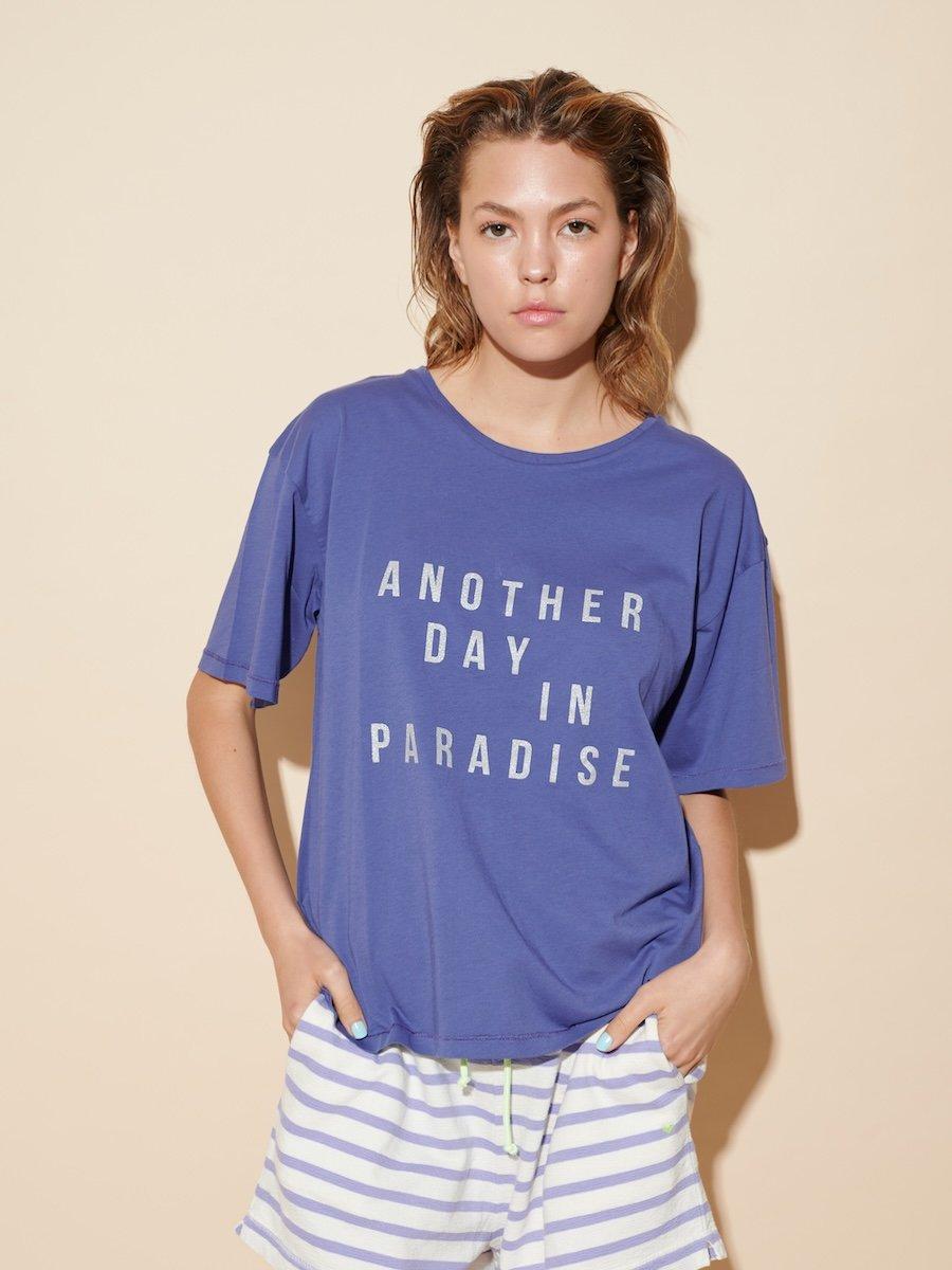 Blue Oversized T-Shirt
