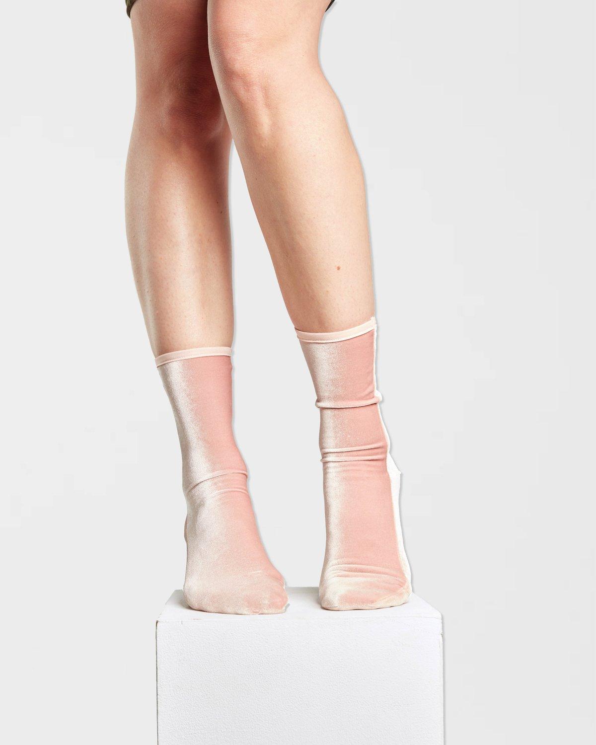 Velvet Ankle Socks