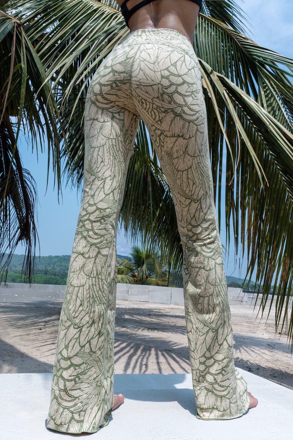Feather Flares - Cream Olive