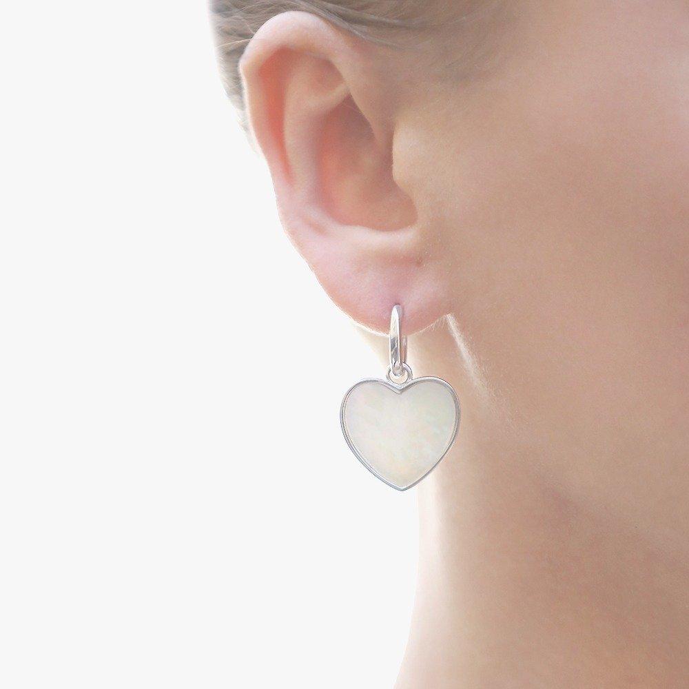 Julia Heart Charm Earrings