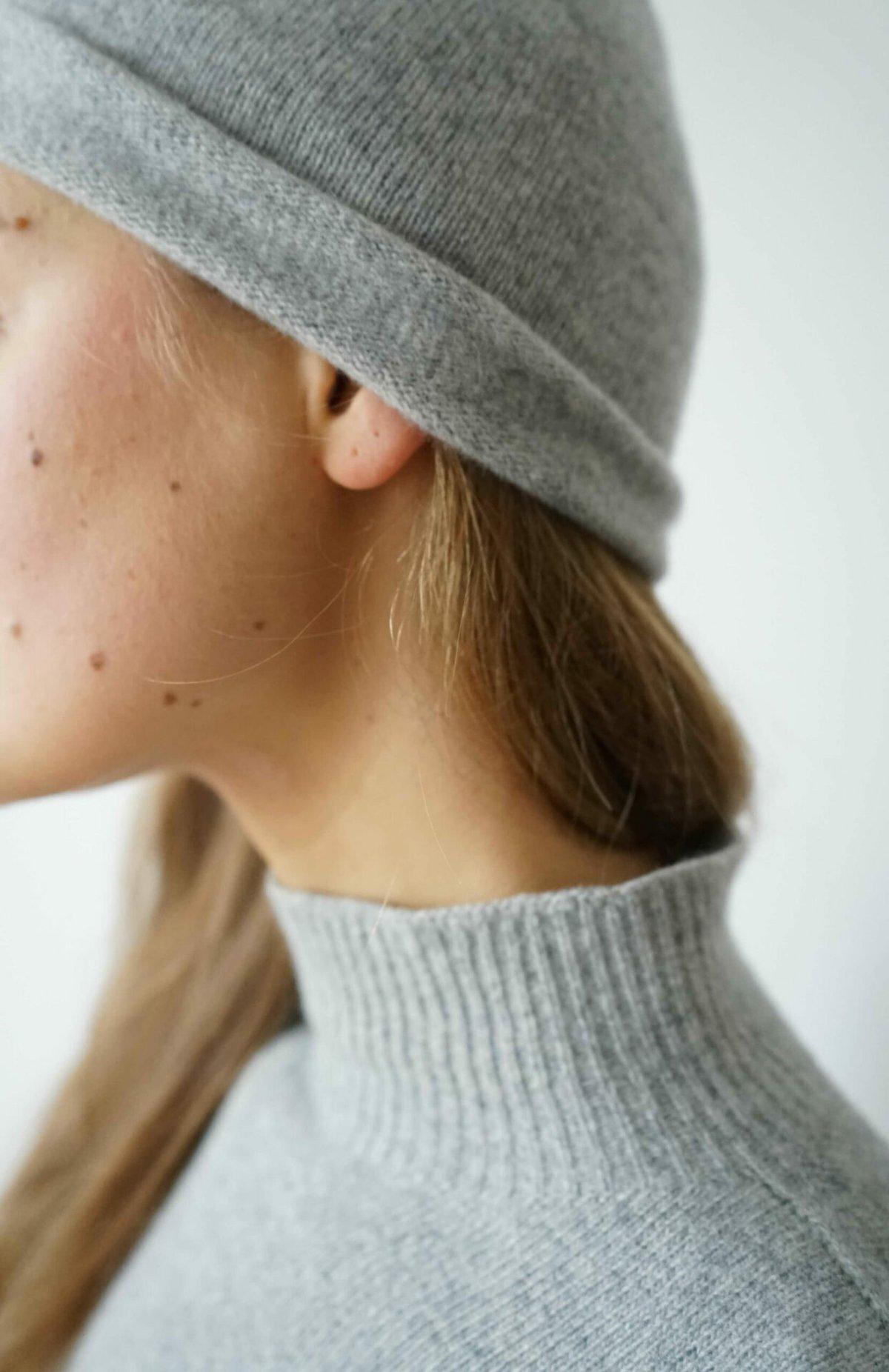 Mist Light Grey Beanie