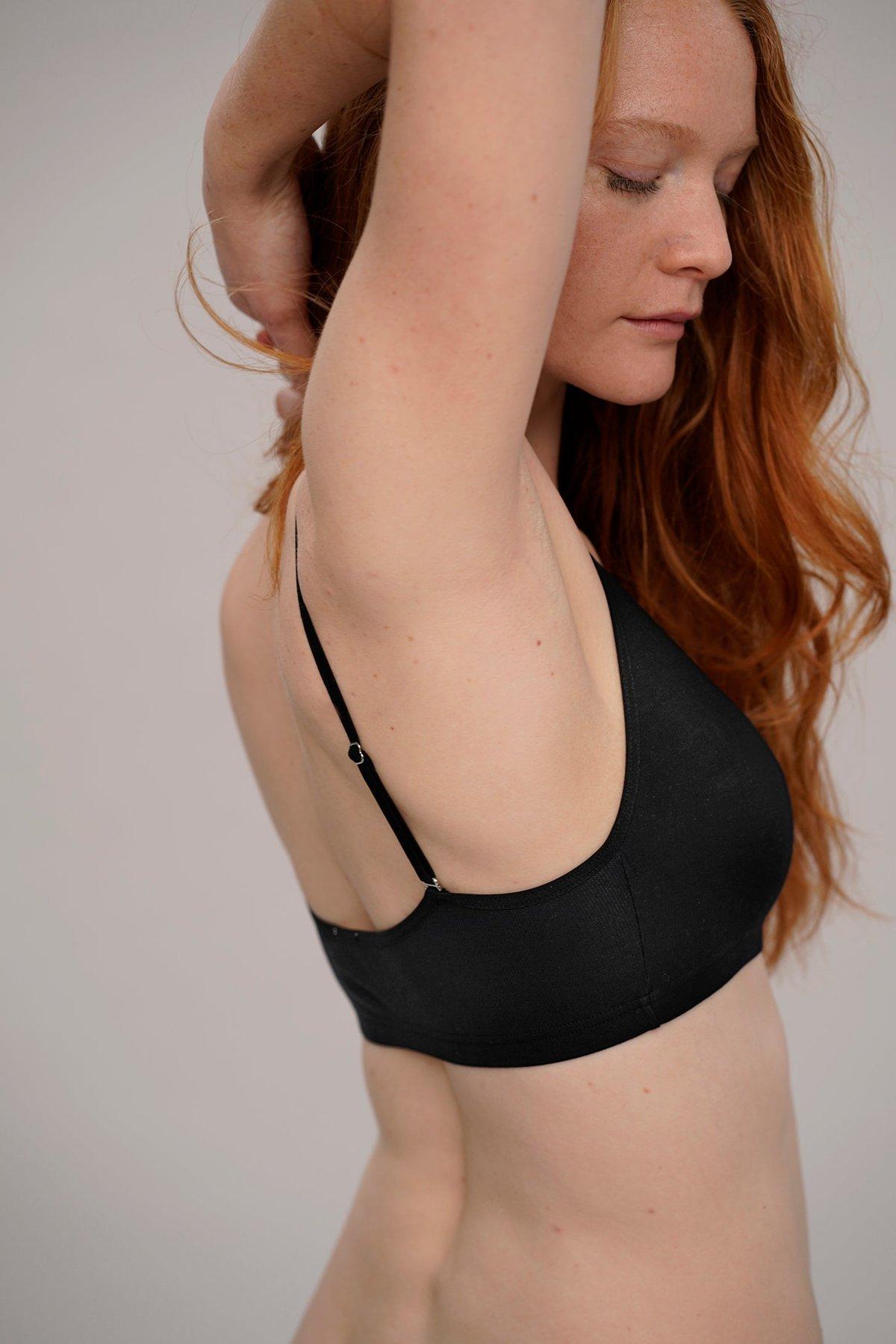 Black Bandeau Top