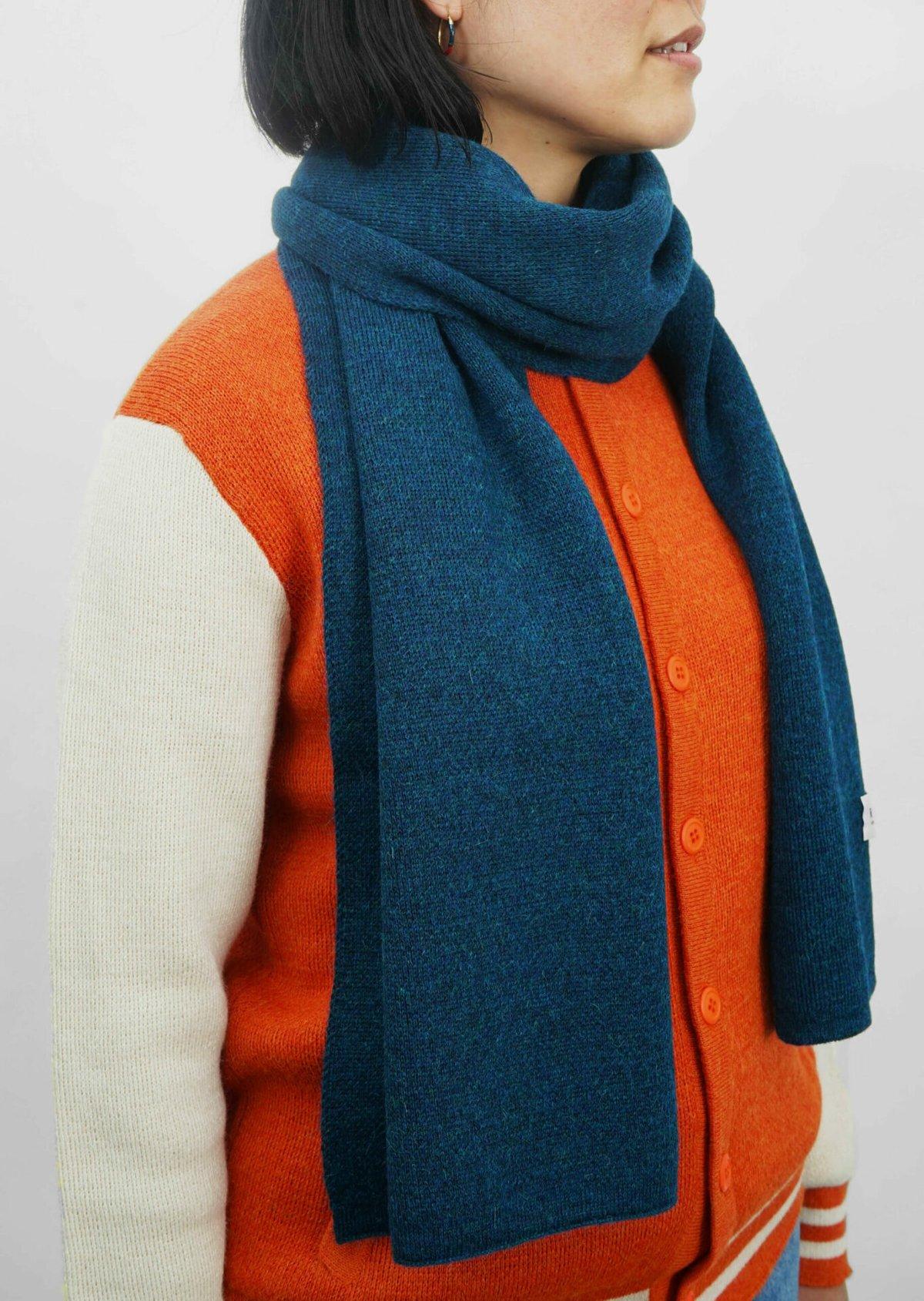 Yanagi Scarf Alpaca Petrol