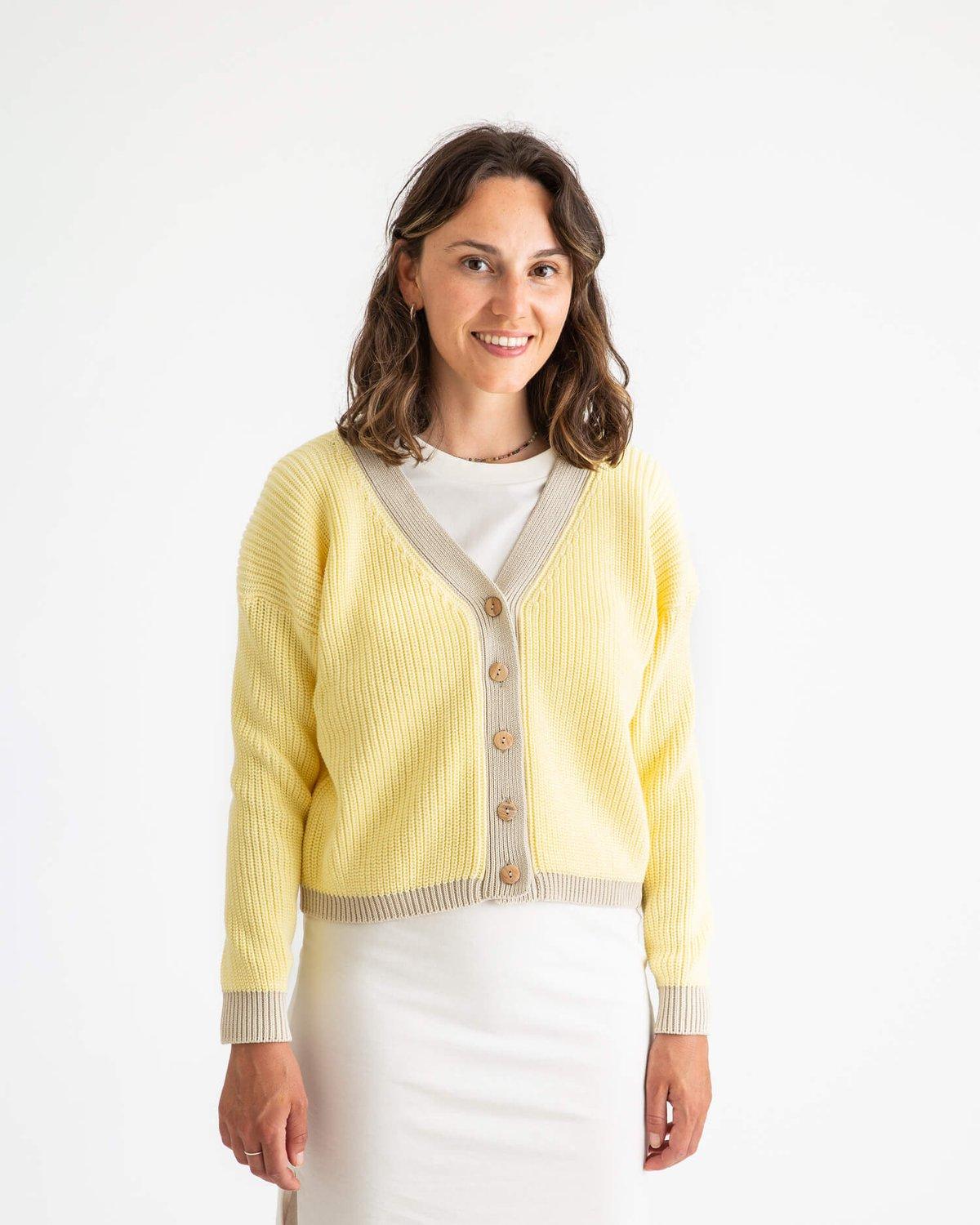 Color Block Cardigan