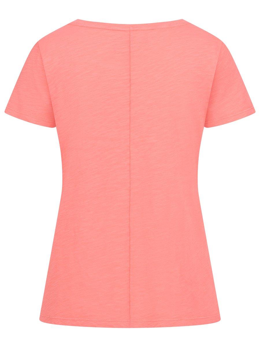 V-Neck Shirt Coral