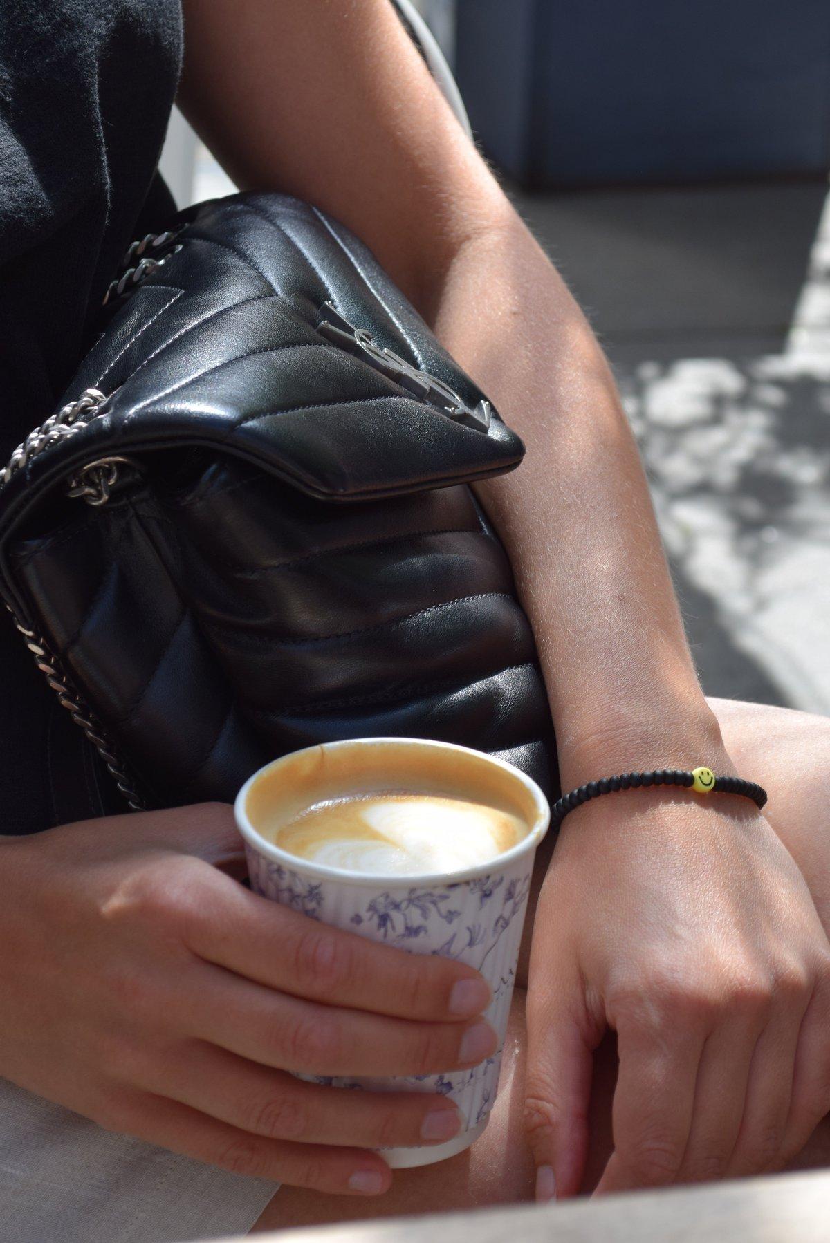 Smiley Bracelet Black