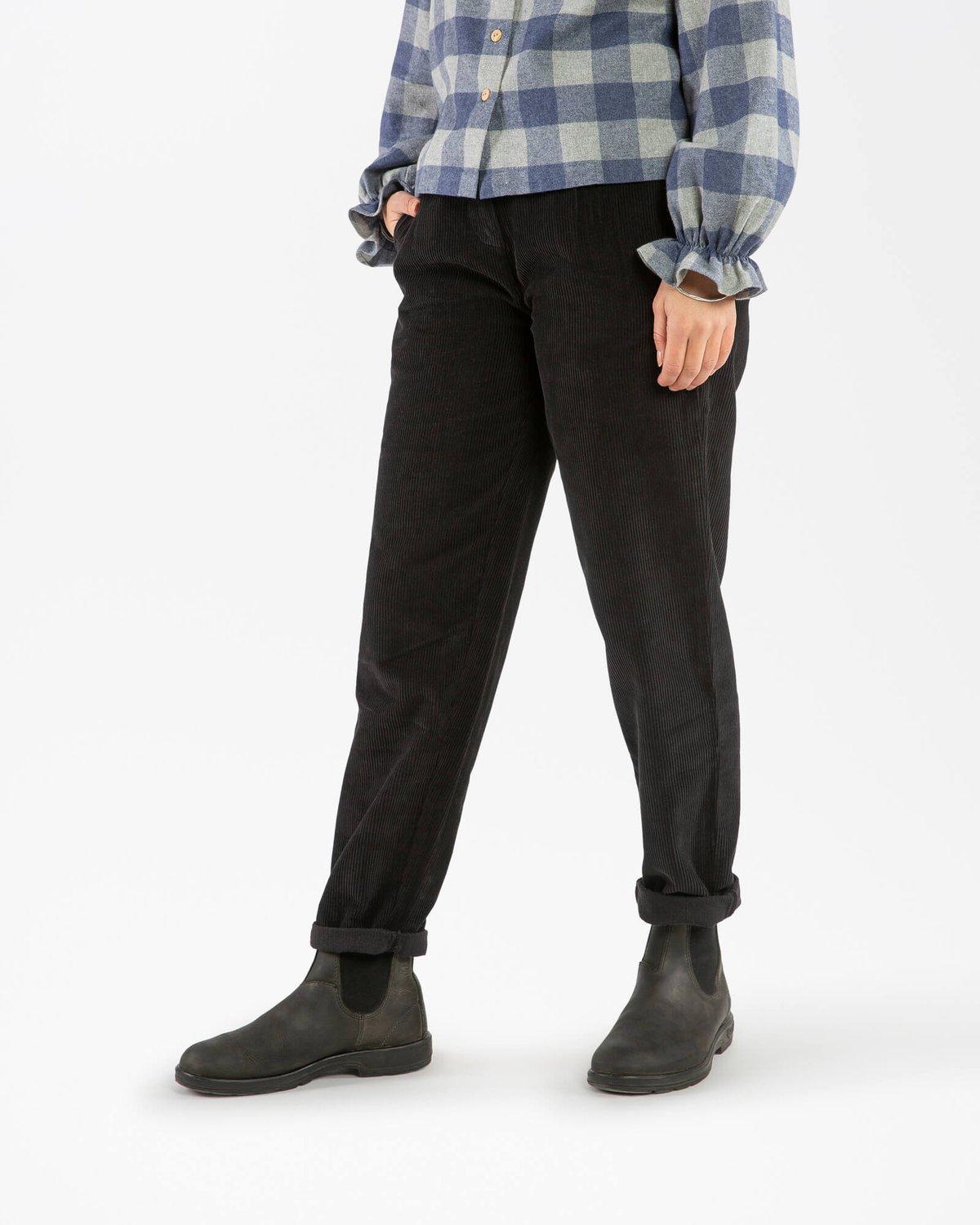 Corduroy Pants Black