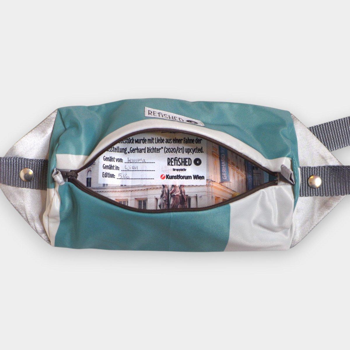 Upcycled Blue Bum Bag