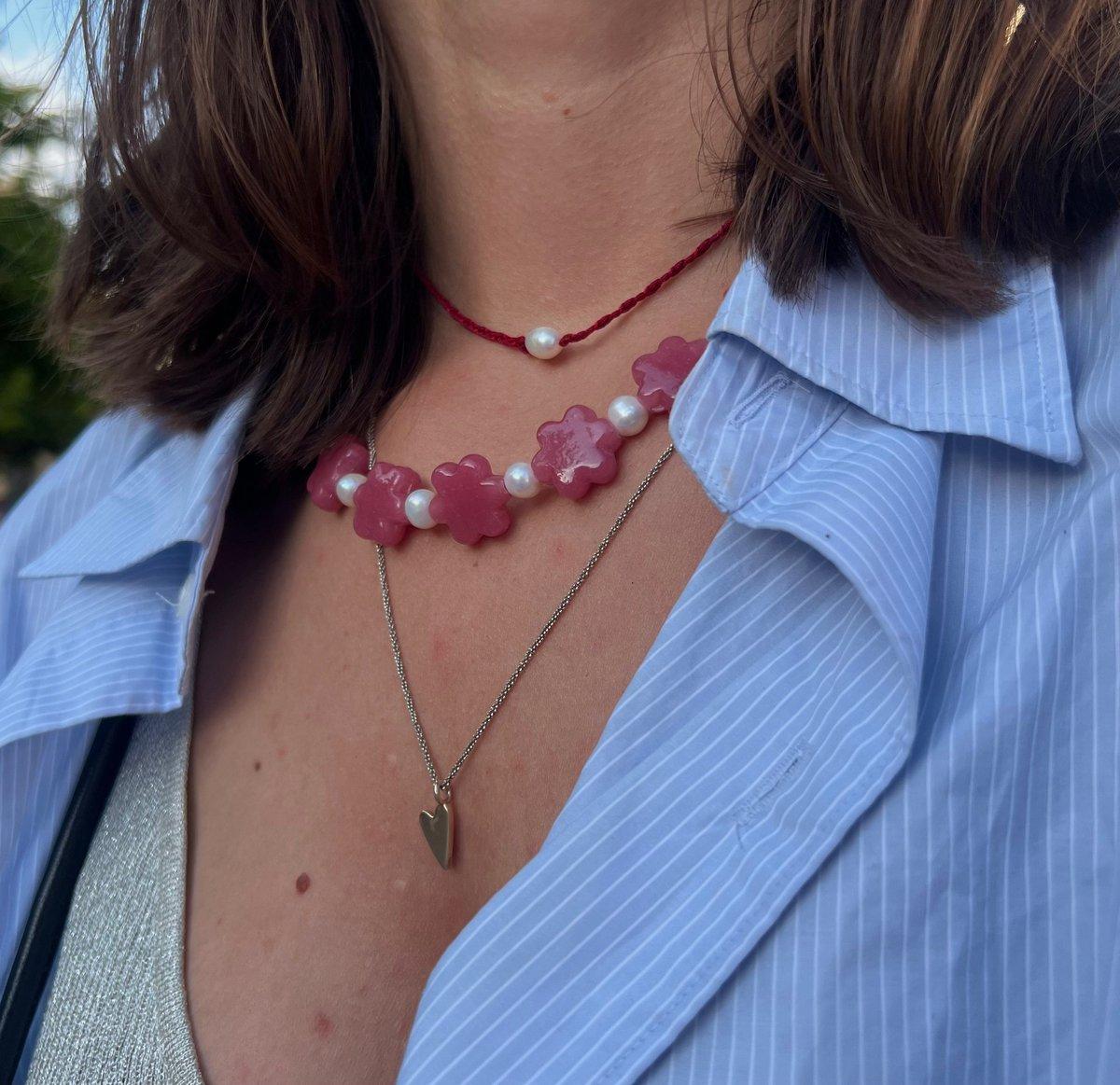 Oria Necklace - Pink